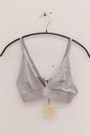 BASERANGE Bamboo fiber and cotton without steel ring wide brim bra series collection soft underwear France BAS-BRTR-BA-SU25-GREY MELANGE